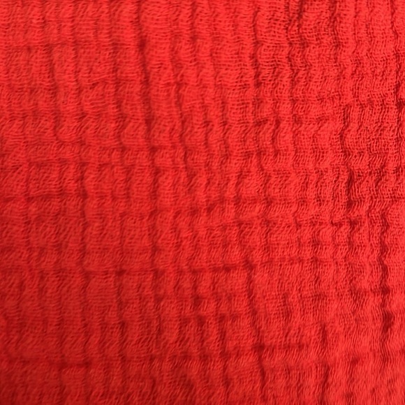 MATILDA JANE Enchanted Garden Solid Red/Orange Maui Tank Top, Size XXL, GUC. - Picture 6 of 12